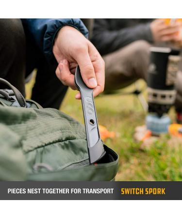 UCO Switch Spork 2-Piece Camping Utensil Set - Sandstone | Lightweight & Integrated Design - Buy Online on SooperMarket.com
