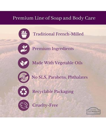 A La Maison Peppermint Tea Tree Foot Cream Lotion - French Natural Hand & Foot Lotion for Dry Skin (5 oz) - Buy Online on SooperMarket.com