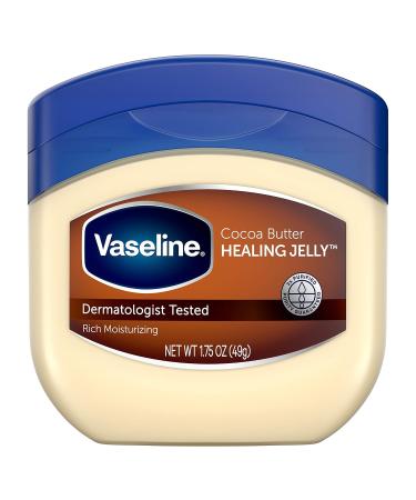 Vaseline Petroleum Jelly with Cocoa Butter - 1.75 Ounce | Soothing Moisturizer for Dry Skin - Shop Internationally - Buy Online on SooperMarket.com