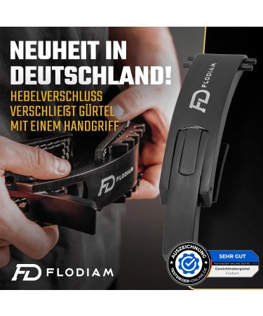 Premium Floodiam Weight Lifting Belt for Men & Women | Quick Adjustment Real Leather Gym Belt | Perfect for Weightlifting & Bodybuilding | Shop Now! - Buy Online on SooperMarket.com