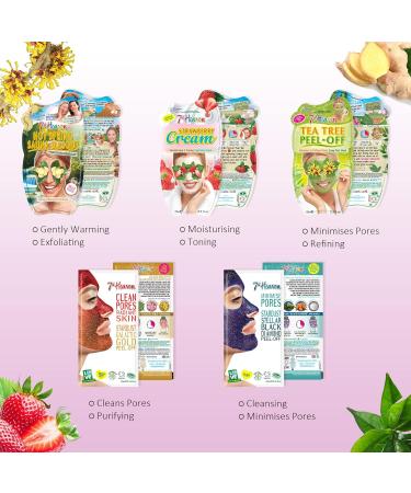 7th Heaven 'Complete Beauty Bag Pamper Gift Set 20 Skincare Face Masks to Cleanse and Moisturise Skin and Volumise Hair - Buy Online on SooperMarket.com