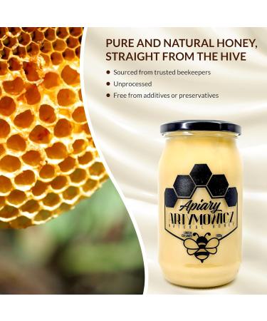 APIARY ARTYMOWICZ Premium Linden Creamed Honey - 100% Pure Natural Sweetener - 1100g - Buy Online on SooperMarket.com