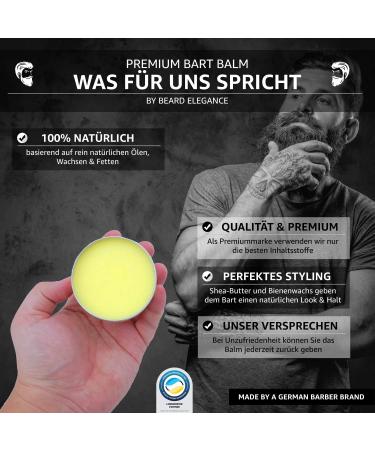 Bearance Elegance Beard Balm - Premium Beard Care | 100% Natural Balm & Wax | Stops Itching Softens & Tames Your Beard - Buy Online on SooperMarket.com