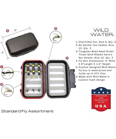 Wild Water Fly Fishing 9ft 4-Piece 3/4 Weight Rod Reel Combo Starter Pack - Buy Online on SooperMarket.com