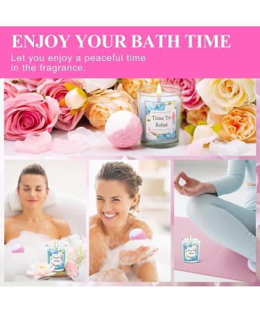 Birthday Spa Gift Set for Women - Lotus Rose Bath & Body Works Baskets | Perfect Present for Mom, Sister, Wife, Auntie | Blue Women's Bubble Bath - Buy Online on SooperMarket.com