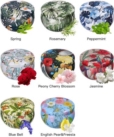8-Piece Fragrance Candle Gift Set | Natural Soy Wax Aromatherapy | 20-Hour Burn Time | Perfect for Mother's Day Birthdays & Valentine's Day - Buy Online on SooperMarket.com