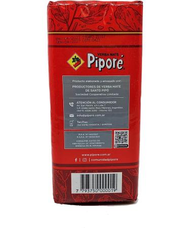 Pipore Yerba Mate 1kg - Premium Quality Argentine Tea - Buy Online on SooperMarket.com