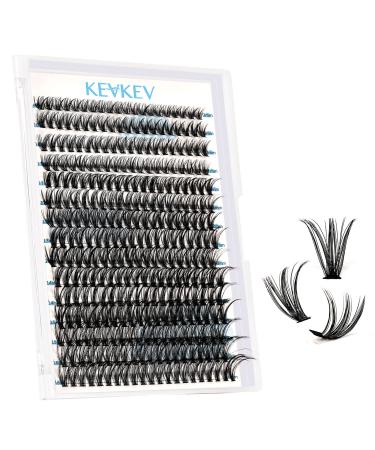 300 Pcs Individual Lashes Lash Clusters 9-16 Mix Length DIY Lash Extension Cluster Lashes that Look Like Eyelash Extensions Self Applicaton at Home Volume Dramtic Look(40D D-9-16mix) D-Mix (9-16mm) 40D