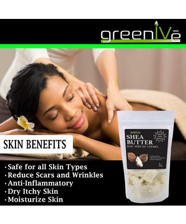 GreenIVe 100% Pure Shea Butter Raw - 8 oz Jar | Exclusively on Amazon - Buy Online on SooperMarket.com