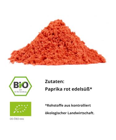 Organic Sweet Paprika Powder from Spain - Spicebar 450g XL Shaker - Premium Ground Paprika Spice for Cooking - Buy Online on SooperMarket.com