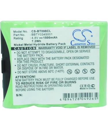 4.8V High-Performance Replacement Battery for AEG Liberty C CA S & CLT4S - BT153/1500mAh | International Shipping Available - Buy Online on SooperMarket.com