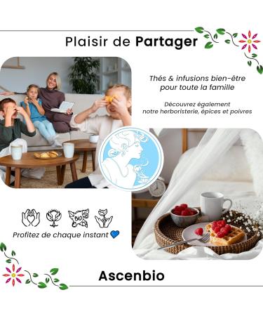 Ascenbio - Infusion - Organic Sweetness - Loose - Prepared and packaged in France - Biodegradable packaging - Buy Online on SooperMarket.com