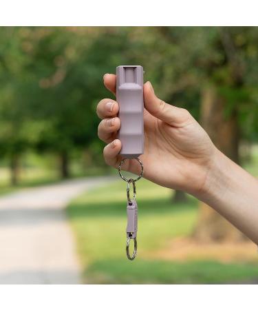 SABRE RED Pepper Spray Keychain | Max Police Strength OC Spray | 10-Foot Range | 25 Bursts | Dusk Purple - Buy Online on SooperMarket.com