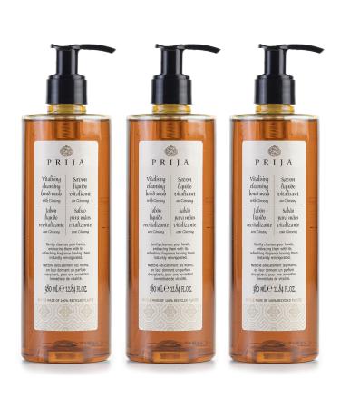 PRIJA Liquid Soap with Ginseng Extract with pump 3x380ml