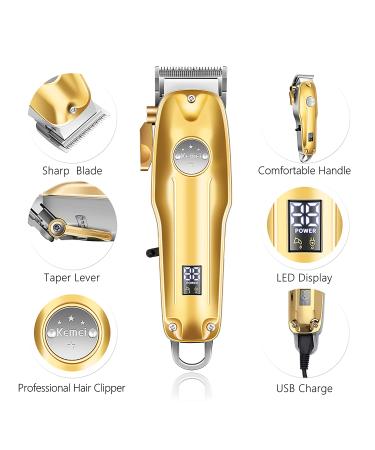 We can suggest the following Meta Title for the product:Kemei Professional Hair Clippers Trimmer for Men Cordless Cutting Kit 1986 Pro for Barbers | Rechargeable, LED Display, Quiet - Buy Online on SooperMarket.com