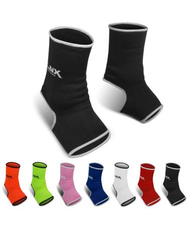 LNX ankle bandages Pro Fight - foot bandage ankle protection ankle protector Muay Thai Kickboxing MMA SML XL neon green L