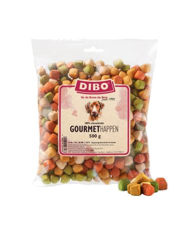 Gourmet bites 500g bags baked goods as a healthy natural diet for dogs from Dibo dog food barf B.A.R.F. treat dog biscuit gourmet bushes 500 g (1 Pack)