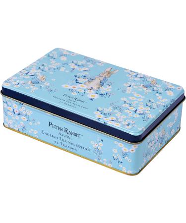 New English Teas Peter Rabbit Daisies Tea Selection Tin with 72 Assorted English Teabags - Buy Online on SooperMarket.com