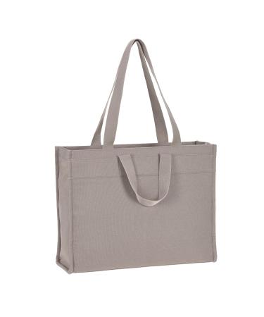 L SSIG Eco-Friendly Baby Changing Bag with Mat & Stroller Attachment - GRE Tote Up Bag in Taupe | Shop Sustainable Baby Gear - Buy Online on SooperMarket.com