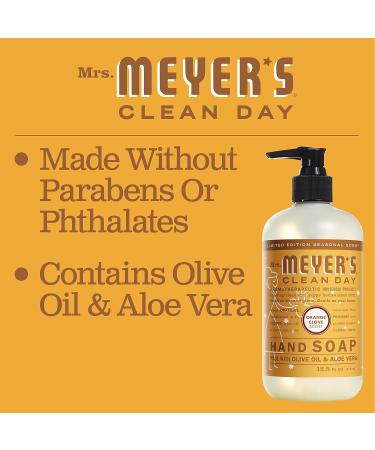 Buy Mrs. Meyer's Hand Soap - Orange Clove 12.5 oz | Eco-Friendly Skin Care & International Shipping - Buy Online on SooperMarket.com