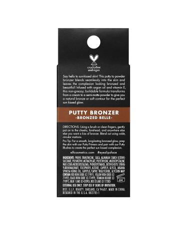 e.l.f. Putty Bronzer - Creamy & Highly Pigmented Formula for Long-Lasting Bronzed Glow - Infused with Argan Oil & Vitamin E - 0.35 Oz - Buy Online on SooperMarket.com