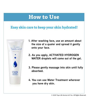 Cure Natural Water Treatment Skin Cream 3.5 oz - Hydrating & Soothing Formula - Buy Online on SooperMarket.com