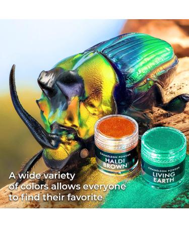 Chameleon Mica Powder - Epoxy Resin Color Pigment 16 Colors Set - Holographic Multicolor Mica Powder - Buy Online on SooperMarket.com