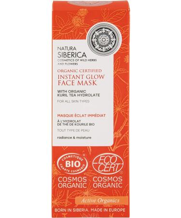 Natura Siberica Organic Certified All Skin Types Instant Glow Face Mask - Buy Online on SooperMarket.com