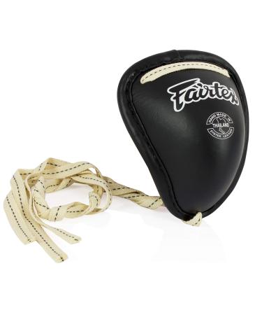 Fairtex GC2 Muay Thai Steel Cups for Muay Thai, Kick Boxing, MMA Medium Black