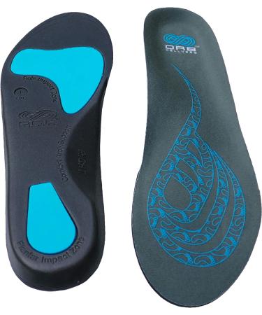 Ortho Active Plantar Fasciitis Insoles - Arch Support for Men and Women - Grey, Medium 7-8.5 - Buy Online on SooperMarket.com