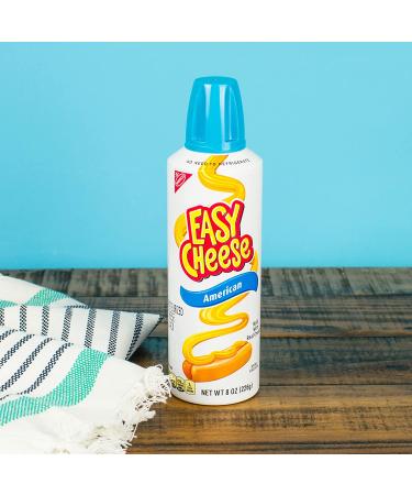 Easy Cheese American Cheese Snack - 8 oz | Creamy Portable Cheese Spread - Buy Online on SooperMarket.com