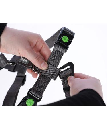 Kerbl 80044 Panic Harness Miami | Escape-proof Dog Harness | Grey 64-100cm | International Shipping Available - Buy Online on SooperMarket.com