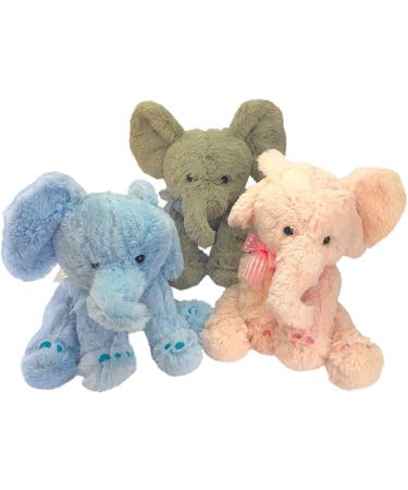 Blue Elephant Teddy Cuddly Toy for Babies | Baby Box Shop - Buy Online on SooperMarket.com