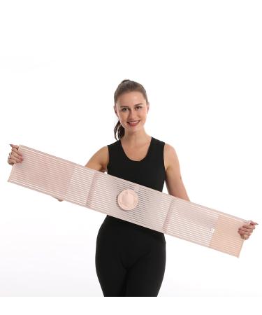 Adjustable Umbilical Hernia Support Belt for Women, Orthopedic Navel Brace - S/M (24-38 inch) | Comfortable Postpartum Girdle for Hernia Relief - Buy Online on SooperMarket.com