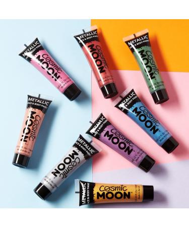Cosmic Moon Purple Metallic Face & Body Paint - 12ml Water Based Makeup for Adults & Kids - Buy Online on SooperMarket.com