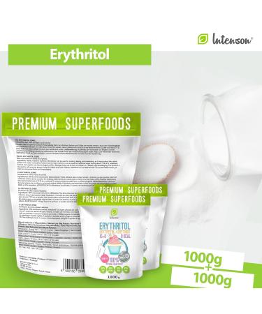 Erythritol 2kg - Natural Calorie-Free Sugar Alternative | Shop Now for Sweetness Without Calories - Buy Online on SooperMarket.com
