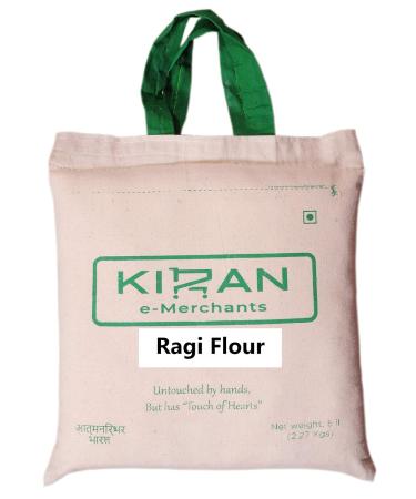 Kiran's Raagi Flour - Eco-Friendly Millet Flour 5 lb (2.27 KG) | Nutritious Organic & International Shipping - Buy Online on SooperMarket.com