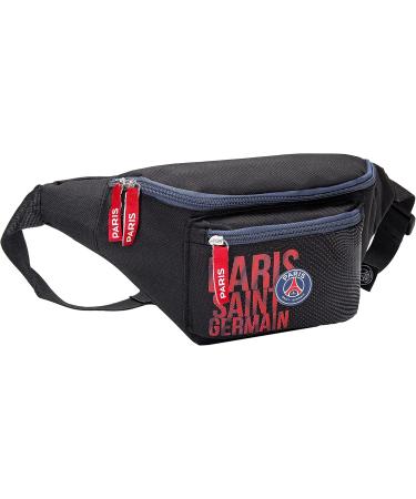 Official Paris Saint Germain PSG Bum Bag | International Shipping | 27x18x10 cm Black - Buy Online on SooperMarket.com