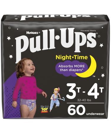 Pull-Ups Night-Time Girls' Training Pants, 3T-4T, 60 Ct 3T-4T (60 Count)