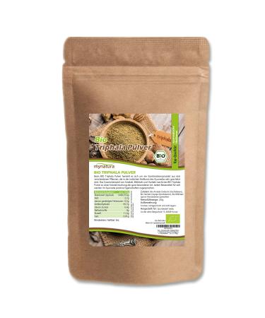 Mynatura bio triphala powder i herbal mix i fruit powder i myrobalane i smoothie i juice i tea drink i herbs I traditional ayurveda (2 x 250g)