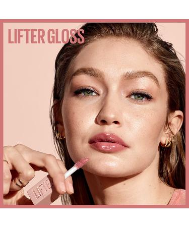 Maybelline Lifter Gloss Hydrating Lip Gloss with Hyaluronic Acid - Sand Rose Neutral - 0.18 Fl Oz - Buy Online on SooperMarket.com