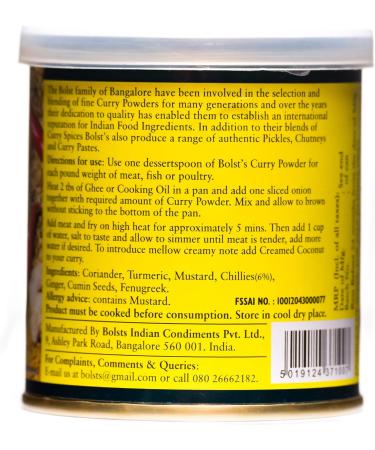 Bolst's Mild Curry Powder 100g - Authentic Indian Spice Blend - Buy Online on SooperMarket.com