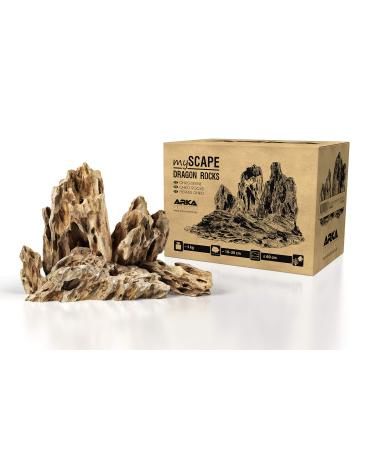 ARKA Aquatics MSRD5 myScape-Rocks Dragon - Dragon Stones - Natural Rock for Unique Aquascapes in Any Freshwater Aquarium & Terrarium M 5 kg multicoloured M