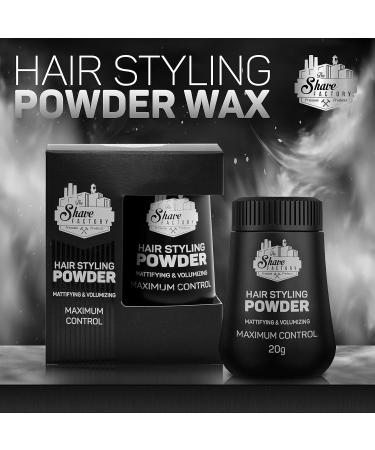 Shave Factory Volume Powder for Men - Long-Lasting Hair Styling | Mattifying & Volumizing Hair Powder | 60g Pack - Buy Online on SooperMarket.com