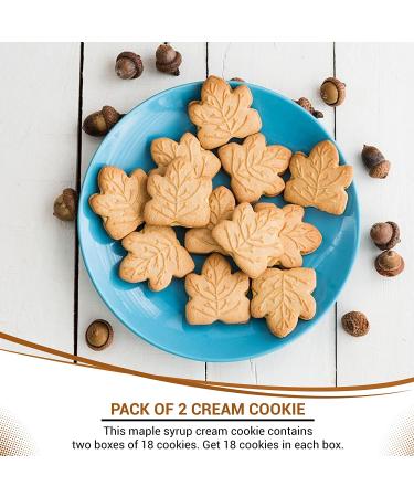 Turkey Hill Sugarbush Maple Cream Filled Cookies - 100% Pure Canadian Premium Maple Syrup, All-Natural, Delicious Cookie - 14.1oz (2 Pack) - Buy Online on SooperMarket.com