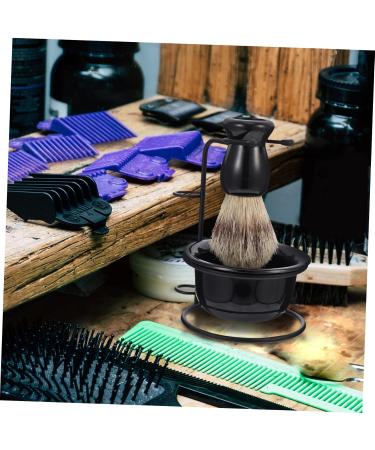 Buy 1 Set Beard Shaving Accessories - Durable Brush & Bowl for Men | Premium Shave Kit for Smooth Grooming - Buy Online on SooperMarket.com