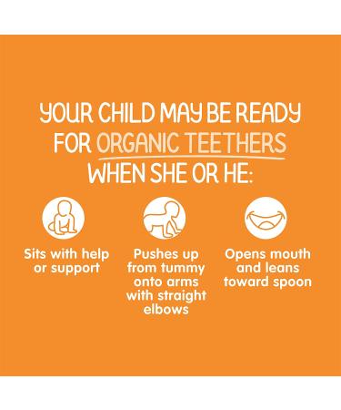Happy Family Organics Organic Teethers Gentle Teething Wafers Sitting Baby Sweet Potato & Banana 12 Count 0.14 oz (4 g) Each - Pack of 6 - Buy Online on SooperMarket.com