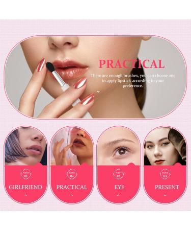 6pcs Silicone Lip Mask Brush Set - Perfect Lipstick & Balm Applicator Tool for Flawless Makeup - Black - Buy Online on SooperMarket.com