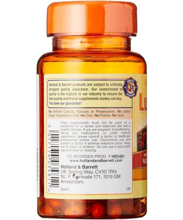 Holland & Barrett Lutigold Lutein 6mg Capsules - Natural Zeaxanthin Source for Eye Health - 100 Count - Buy Online on SooperMarket.com