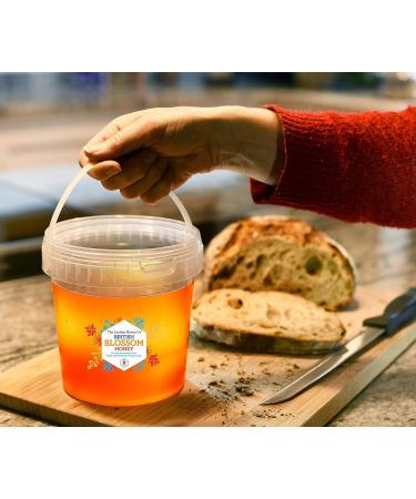 London Honey Company - British Blossom Honey Bucket 1.3kg - 100% Pure Natural Unpasteurised Raw Honey - Sustainably Produced from our own Beehives. - Buy Online on SooperMarket.com